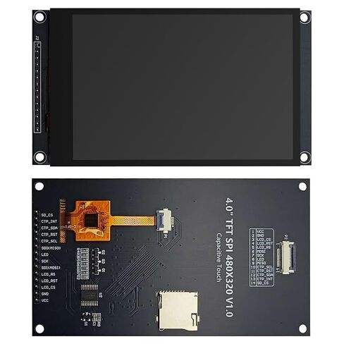 4.0 بوصة TN 320x480 شاشة تعمل باللمس بالسعة SPI المسلسل FT6336U وحدة عرض تعمل باللمس للسائق متوافقة مع Arduino ESP32 in Kuwait