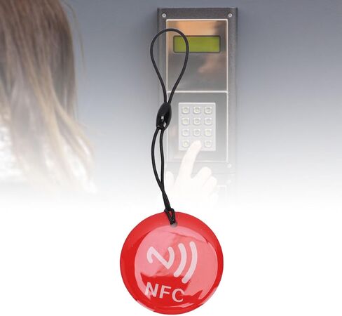 Generic NFC Keychain, Programmable NFC Fob Tag with NTAG213 Chip and Water Proof Resin, for All Enabled Phones and Devices in Kuwait