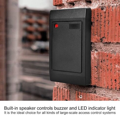 قارئ مستقل للتحكم في الوصول إلى الباب، قارئ بطاقة هوية Wiegand مع مؤشر LED، تركيب خارجي، لأنظمة الأمان واسعة النطاق ومباني المكاتب in Kuwait