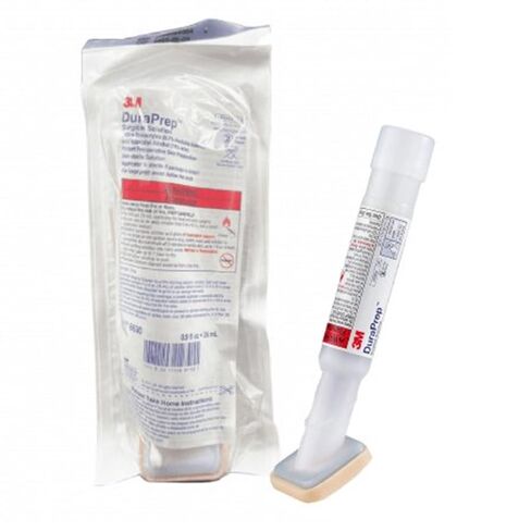 3M 8630 محلول مشرب Swabstick DuraPrep طرف إسفنجي بعمود بلاستيكي معقم - 20 / علبة in Kuwait