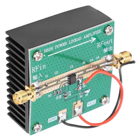 مضخم طاقة الترددات اللاسلكية RF2126، 400-2700 ميجا هرتز، 2.4 جيجا هرتز، 1 وات مع مبدد حراري in Kuwait