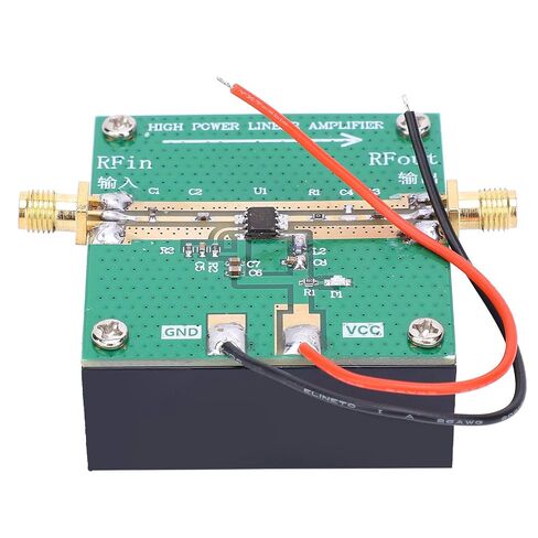 مضخم طاقة الترددات اللاسلكية RF2126، 400-2700 ميجا هرتز، 2.4 جيجا هرتز، 1 وات مع مبدد حراري in Kuwait