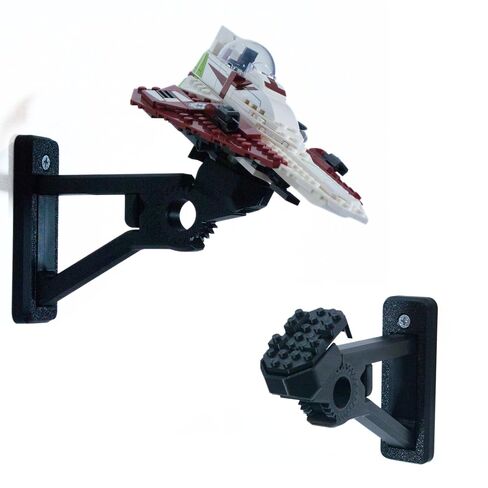 Wall Mount for Lego Star Wars OBI-Wan’s Starfighter (75333) – Secure & Angled Display Bracket, Easy Installation, Space-Saving Design in Kuwait
