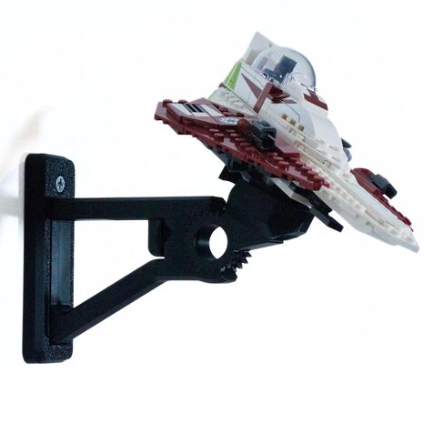 Wall Mount for Lego Star Wars OBI-Wan’s Starfighter (75333) – Secure & Angled Display Bracket, Easy Installation, Space-Saving Design in Kuwait