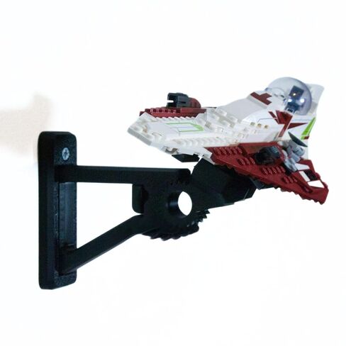 Wall Mount for Lego Star Wars OBI-Wan’s Starfighter (75333) – Secure & Angled Display Bracket, Easy Installation, Space-Saving Design in Kuwait