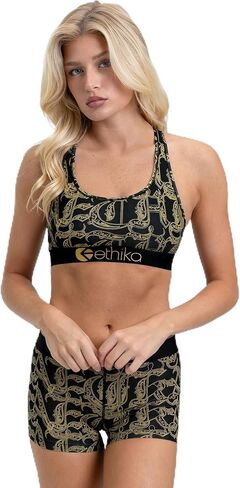 Ethika Women's Sports Bra, Medium Support for Workouts, Gym and Active Wear | Sports bra with stretch spandex offers support for sport or casual use. Style: On Me. in Kuwait