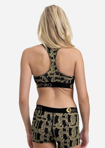 Ethika Women's Sports Bra, Medium Support for Workouts, Gym and Active Wear | Sports bra with stretch spandex offers support for sport or casual use. Style: On Me. in Kuwait