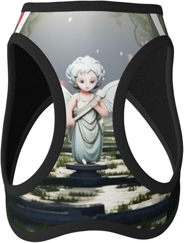 Anime Fantasy Pet Vest Small Size Dog Harness and Leash Set, Reflective & Breathable for Puppy Training Without Accessories Medium in Kuwait