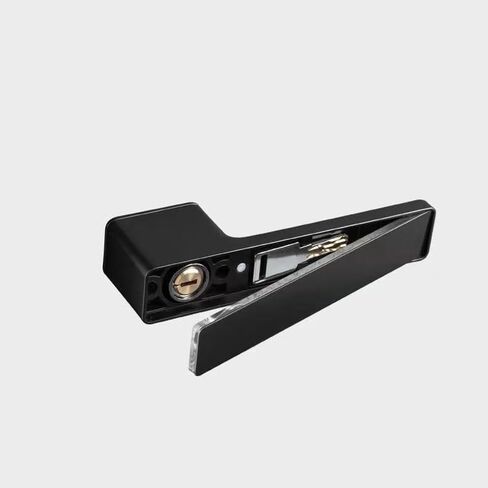 Bedroom Door Locks, Indoor Silent Magnetic,Anti-Theft Split Wooden Handle in Kuwait