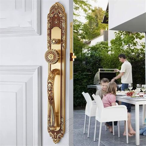 Brass Villa Folio Door Lock Entry Conference Room Large in Kuwait