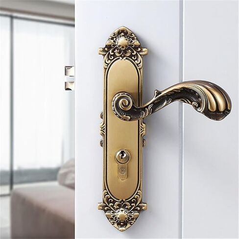 Coppersmith Chinese Copper Door Lock Home Bedroom Universal Anti-Theft in Kuwait
