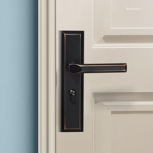 Home Office with Keys Bathroom Mute Space Bedroom Door Handle Lock in Kuwait