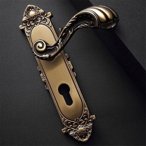Coppersmith Chinese Copper Door Lock Home Bedroom Universal Anti-Theft in Kuwait