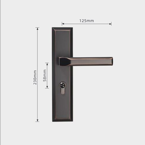 Home Office with Keys Bathroom Mute Space Bedroom Door Handle Lock in Kuwait