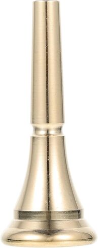 Abaodam Golden Copper French Horn Mouthpiece for Intermediate Players and Students, Loud Sound, Easy to Clean, Creative Design Horn Part for Music Instrument Practice in Kuwait