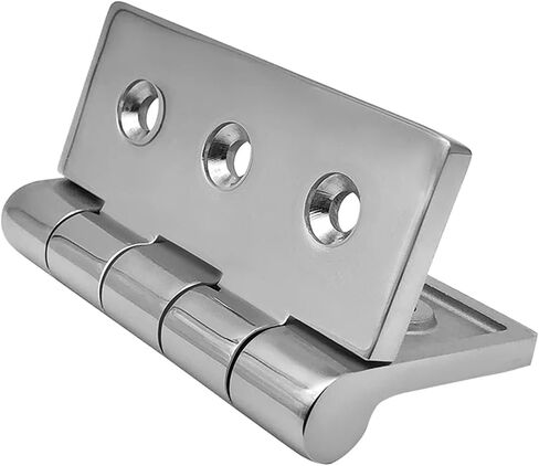 100 * 100mm Heavy Duty Hinge Square Deck Cast Door Mirror Polished Hardware 1Pcs in Saudi Arabia