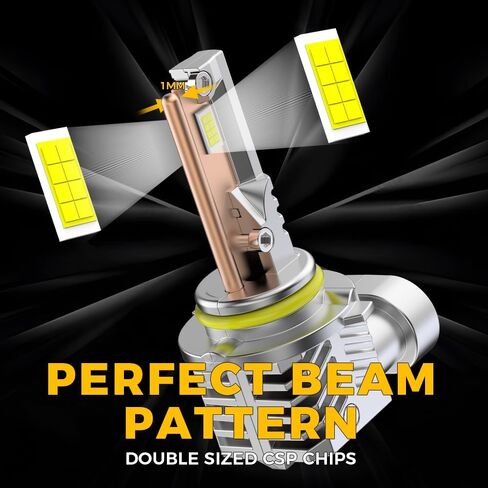 مصباح ضباب BMT xms 9006 9005، 6500K أبيض ساطع 600% أكثر سطوعًا HB4 HB3 كومبو، مقاس 1:1 التوصيل والتشغيل، حزمة من 4 in Kuwait