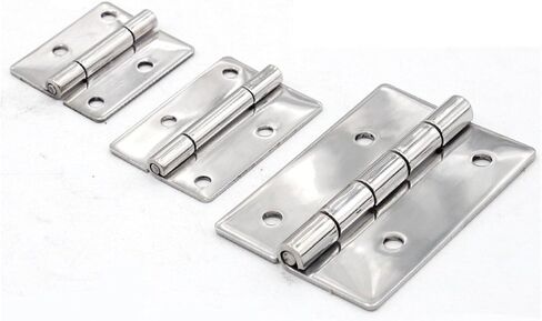 Hardware 2/3-inch 304 Stainless Steel Hinge Asymmetric CL258 Upper and Lower Holes 1Pcs(CL258-2) in Saudi Arabia