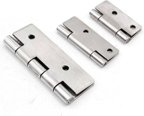 Hardware 2/3-inch 304 Stainless Steel Hinge Asymmetric CL258 Upper and Lower Holes 1Pcs(CL258-2) in Saudi Arabia
