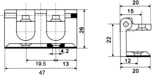 Bending Hinge Rotating Industrial Distribution Cabinet Door Chassis Concealed Type 1Pcs in Saudi Arabia
