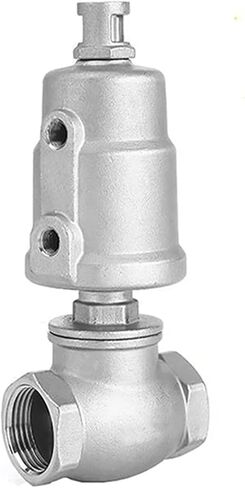 1/2" 3/4" 1" 1-1/4" 1-1/2" 2 inch 304 Stainless Steel T-Type Pneumatic Thread Globe Valve Sealing(45355,Single Acting-A Type) in Kuwait