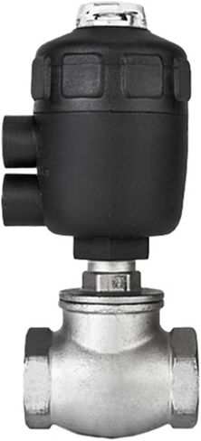 1/2" 3/4" 1" 1-1/4" 1-1/2" 2 inch Stainless Steel T-type Pneumatic Thread Globe Valve PTFE Sealing(1/2 inch,Single acting) in Saudi Arabia