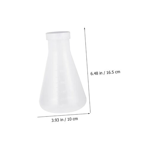 Healifty 6pcs Plastic Erlenmeyer Flask Steam Distillation Fractional Distillation Safe Lab Tool in Saudi Arabia