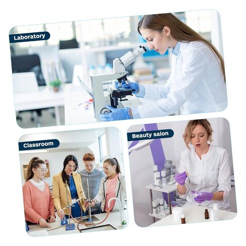 Alipis 500ml Laboratory Flask Glass Flask for Experiments Distillation Wide Mouth Flat Bottom Light Pink in Saudi Arabia