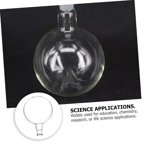 Cabilock Single Neck Round Bottom Flask for Laboratory Erlenmeyer Flask Distillation Apparatus Chem Lab Glassware in Saudi Arabia
