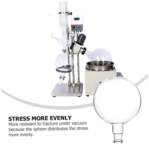 Cabilock Single Neck Round Bottom Flask for Laboratory Erlenmeyer Flask Distillation Apparatus Chem Lab Glassware in Saudi Arabia
