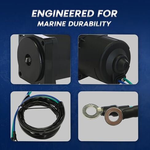 محرك إمالة وتقليم 10855N متوافق مع 1997-2002 YAMAHA MARINE 115-225HP، بديل لرقم الجزء OE 109-10855، 6240، TRM0069، 12V in Kuwait