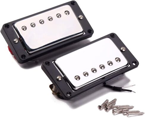 Guitar Humbucker Pickups Set,Double Coil Neck and Bridge Pickup Replacement Parts for LP Electric Guitar (GOLD-2) in Kuwait