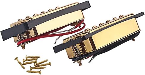 Guitar Humbucker Pickups Set,Double Coil Neck and Bridge Pickup Replacement Parts for LP Electric Guitar (GOLD-2) in Kuwait