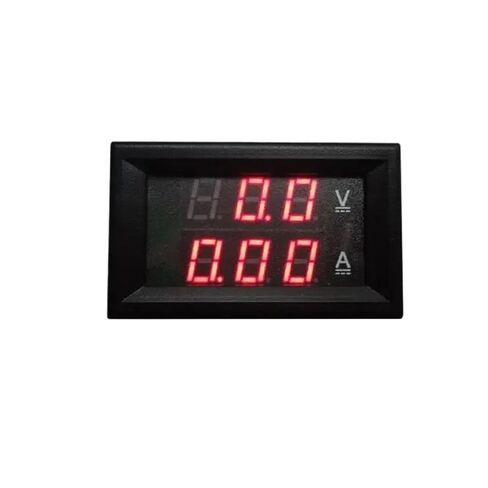 1PCS YB27VA 0-100V 300V Voltage and Current Meter LED 75mV(Black,300A,DC300V(red-Blue)) in Kuwait