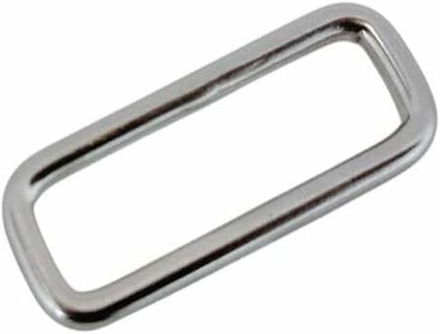 4 Pcs Marine 3/16" x 2" Rectangular Ring Link Rectangle Loop T304 Stainless Steel, 550 Lb WLL in Kuwait