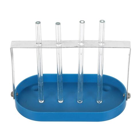 KALLORY Capillary Action Experiment Tool Capillary Tubes with Tray and Support Rack Multi-Size Tubes Set for Classroom Science Teaching Physics Demonstration Lab Equipment in Kuwait