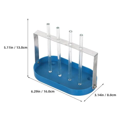 KALLORY Capillary Action Experiment Tool Capillary Tubes with Tray and Support Rack Multi-Size Tubes Set for Classroom Science Teaching Physics Demonstration Lab Equipment in Kuwait