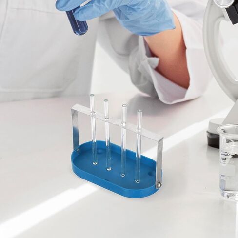 KALLORY Capillary Action Experiment Tool Capillary Tubes with Tray and Support Rack Multi-Size Tubes Set for Classroom Science Teaching Physics Demonstration Lab Equipment in Kuwait