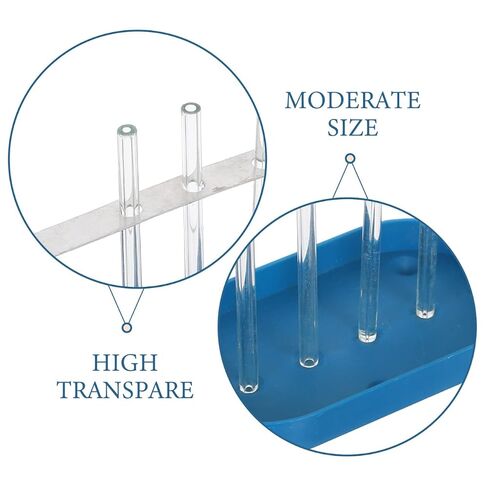KALLORY Capillary Action Experiment Tool Capillary Tubes with Tray and Support Rack Multi-Size Tubes Set for Classroom Science Teaching Physics Demonstration Lab Equipment in Kuwait