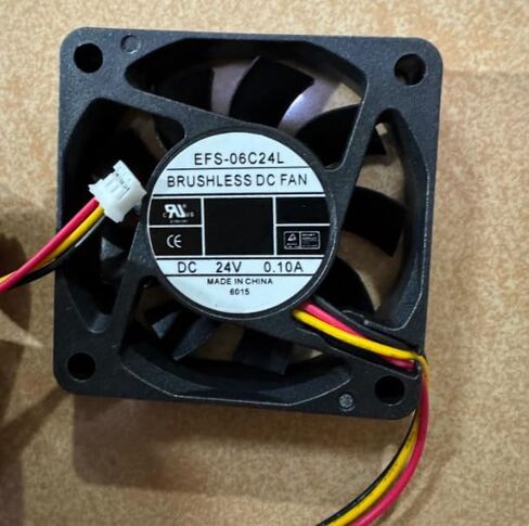 EFS-06C24L 60X60X15MM 6CM 24V 0.10A مروحة تبريد 3 أسلاك in Kuwait