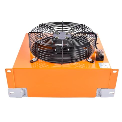 Industrial Hydraulic Oil Cooler Flow Fan Radiator 90W 100L/min AC110V /60HZ | AH1012T-CA in Kuwait