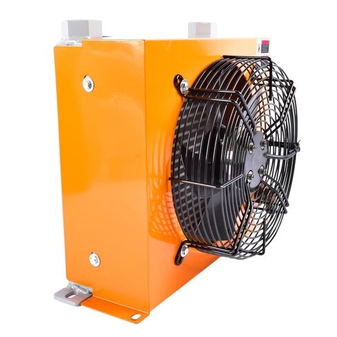Industrial Hydraulic Oil Cooler Flow Fan Radiator 90W 100L/min AC110V /60HZ | AH1012T-CA in Kuwait
