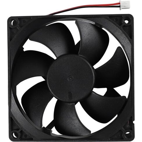 YJ-9225 Fan for Refrigerator, Cabinet, Computer Cases, Industrial Equipment | Size: 92x92x25mm 9CM DC 12V 0.18A 2-Wire Small Radiator Cooling Fan in Kuwait