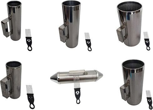 Metal Guiro Instrument With Scraper Metal Guiro Shaker Shaker Musical Instruments Percussion Instrument Training Tool in Kuwait