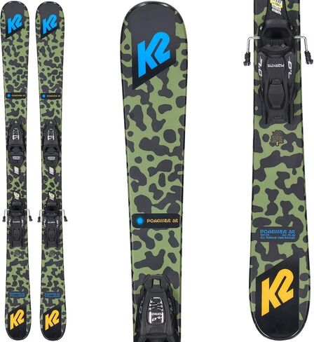 K2 Poacher Jr. Kids Skis 109 W/FDT Jr. 4.5 روابط in Kuwait