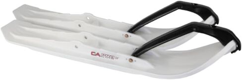 زوج من زلاجات الجبال/الممرات الثلجية C&A Pro MTX مقاس 8 بوصات باللون الأبيض مع حلقات C&A سوداء in Kuwait