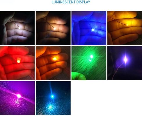 30 قطعة من الثنائيات LED الصغيرة لديكور نموذج التصميم بنفسك 0402 SMD أحمر ملحوم صغير LED صمام ثنائي تيار مستمر 2 فولت 20 مللي أمبير مع خطوط مايكرو لايت بطول 30 سم in Kuwait