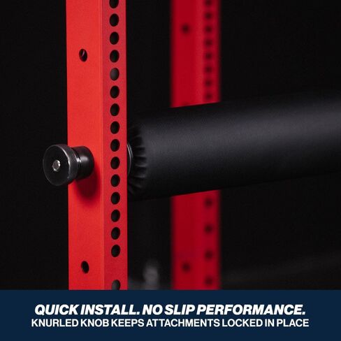 Titan Fitness Rack-Mounted Leg Roller Fits T-3 & X-3 Series, Quick-Adjust Mount, Workout Equipment for Bulgarian Split Squats, Curls, & More, Gym Accessories for T3/X3 Power Racks in Kuwait