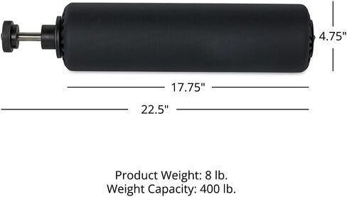 Titan Fitness Rack-Mounted Leg Roller Fits T-3 & X-3 Series, Quick-Adjust Mount, Workout Equipment for Bulgarian Split Squats, Curls, & More, Gym Accessories for T3/X3 Power Racks in Kuwait