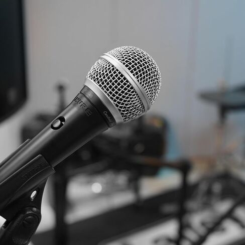 Musiin Microphone Grille compatible with SM58, SM58-LC, SM58S, BETA 58A, SV100, PGX24, SLX4 Microphone Head Cover, Microphone Ball Head Grille, Pickup Head Parts (Silver) in Kuwait